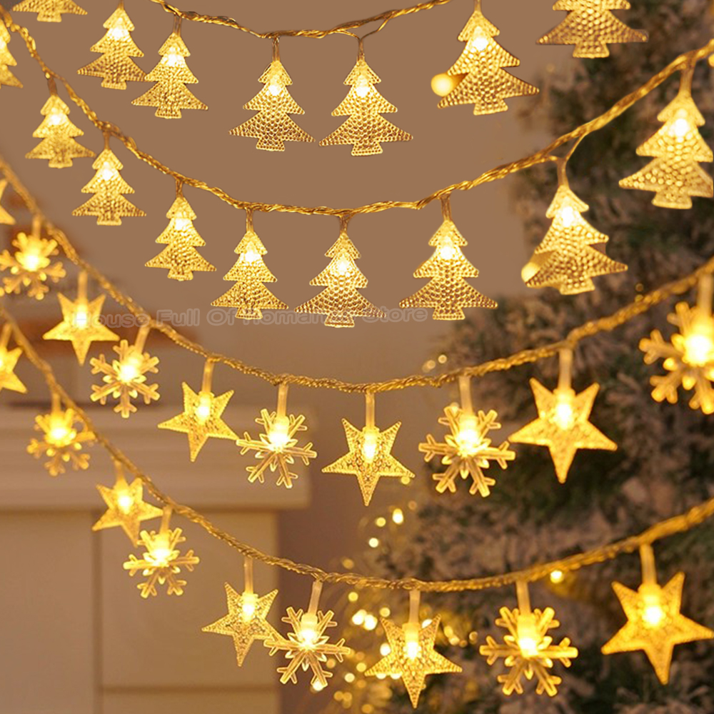 Home Decor Lighting Tree - Christmas String Lights LED Acrylic Clear