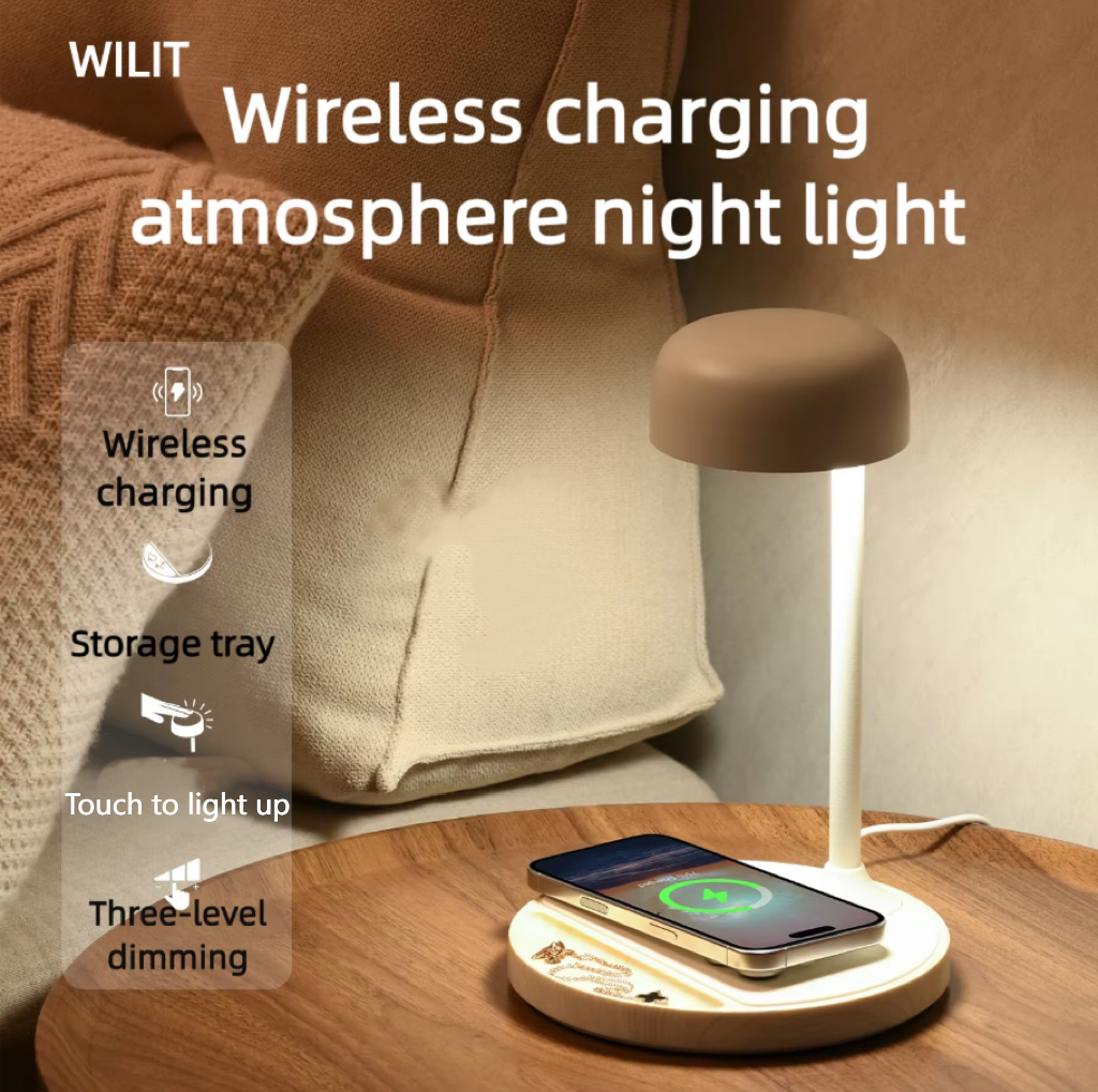 Lighting Decor For Bedroom - WILIT LED Desk Lamp with Wireless