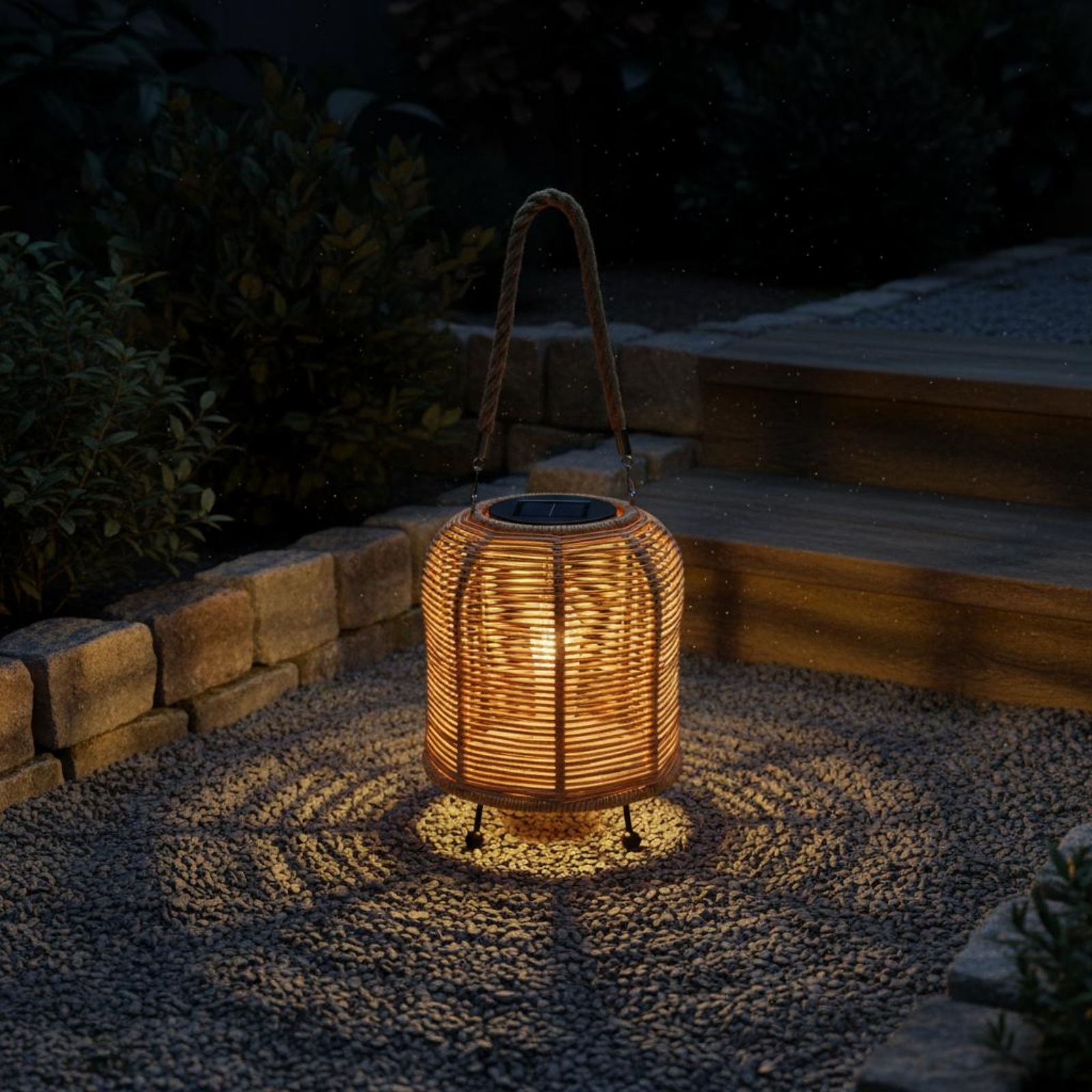 Handwoven Solar Lantern Braide - Lighting Decor Outdoor 评论和价格