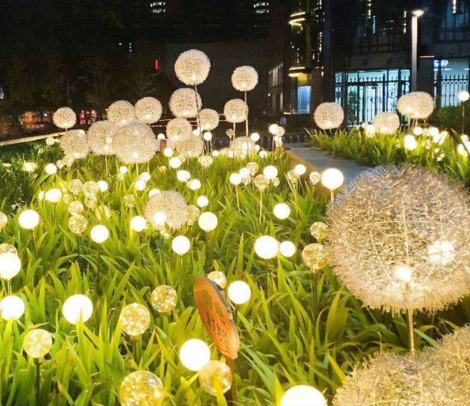 10 Combo Solar Dandelion Ball  - Lighting Decor Wedding 评论和价格