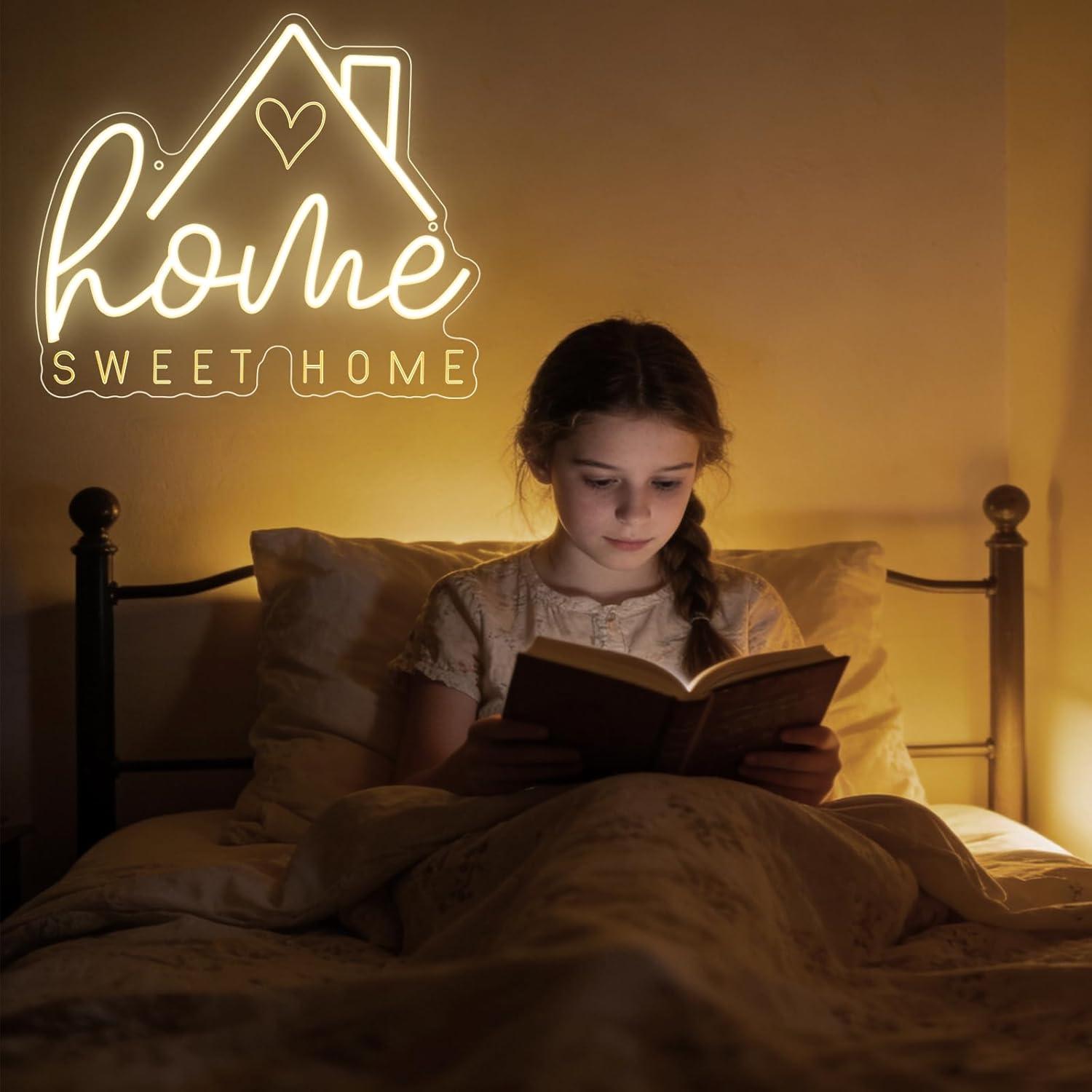 Sweet Home Neon Sign USB Dimma - Home Lighting And Decor 评论和价格
