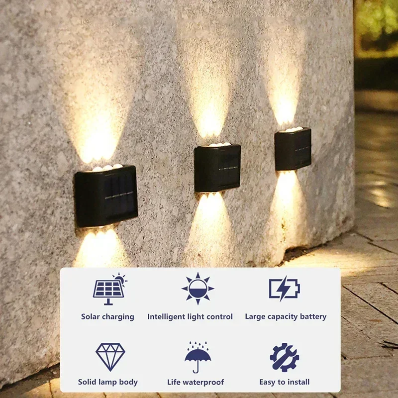 COB Solar Wall Lamp Outdoor Wa - Lighting Decor Outdoor 评论和价格