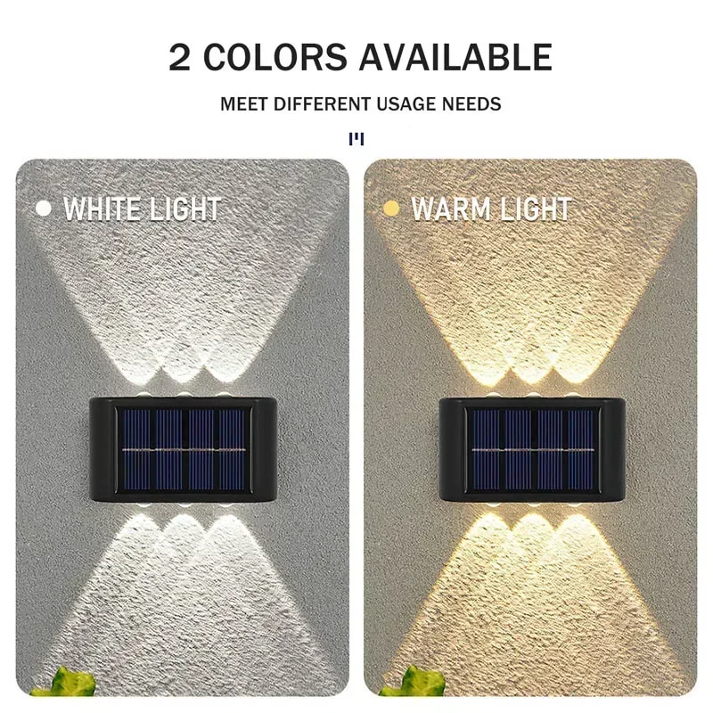 COB Solar Wall Lamp Outdoor Wa - Lighting Decor Outdoor 评论和价格