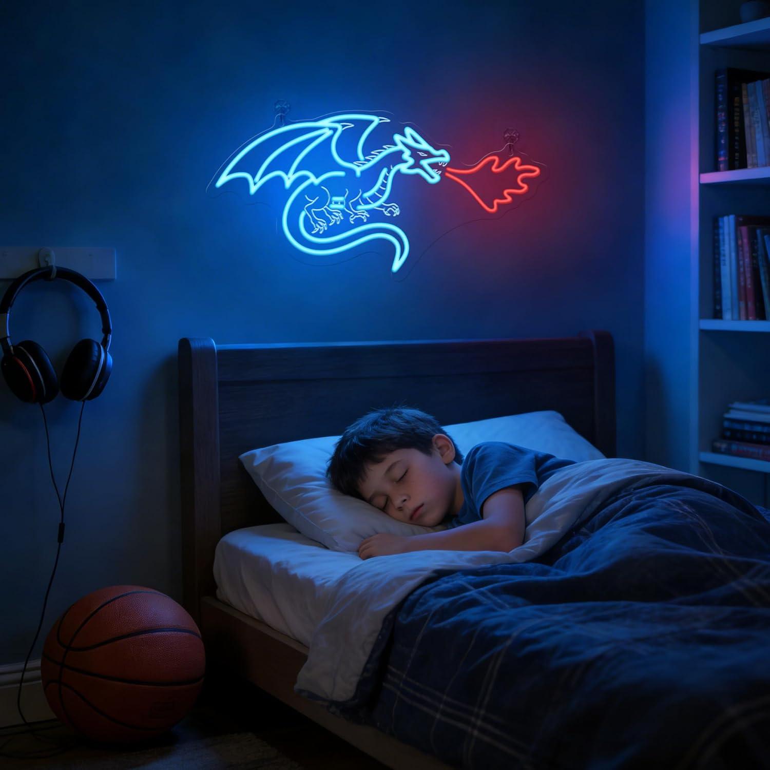 Dragon Neon Sign LED Dimmable  - Home Lighting And Decor 评论和价格
