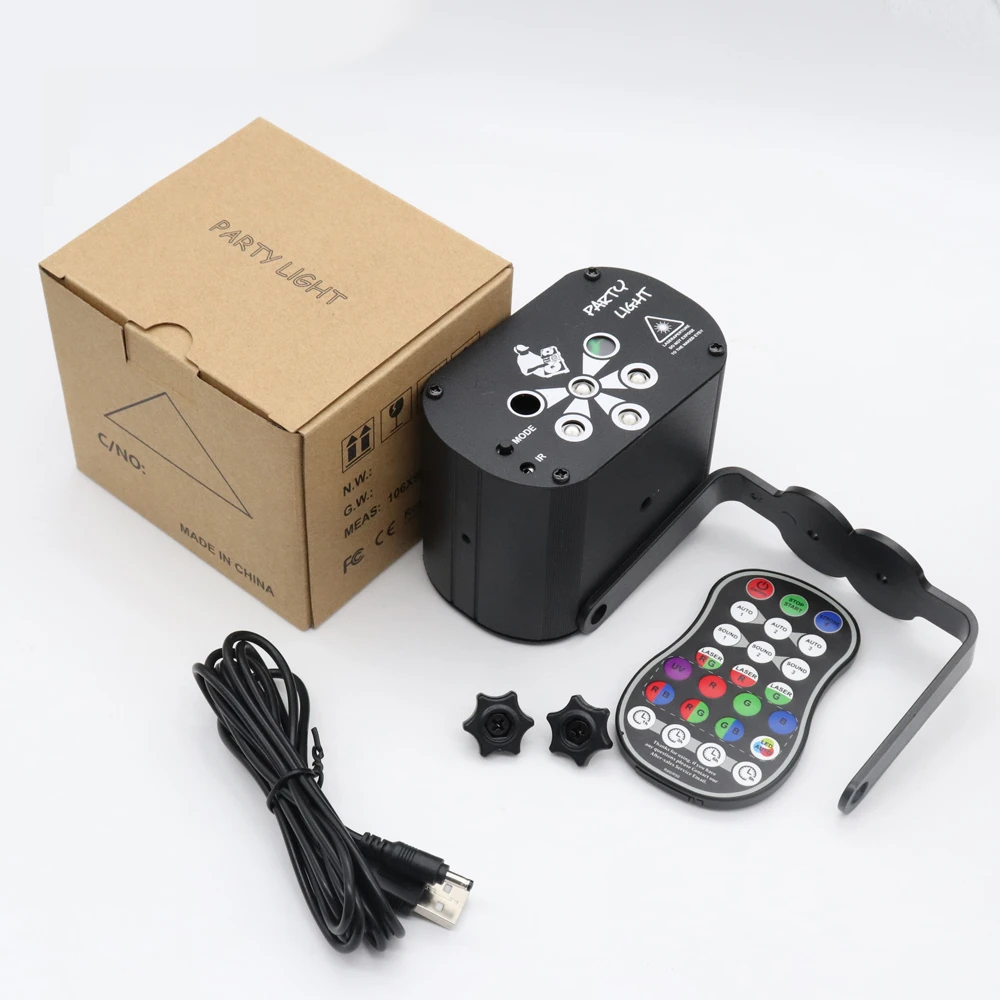 60 128 Modes Mini RGB LED Disc - Lighting Effect Home Decor 评论和价格