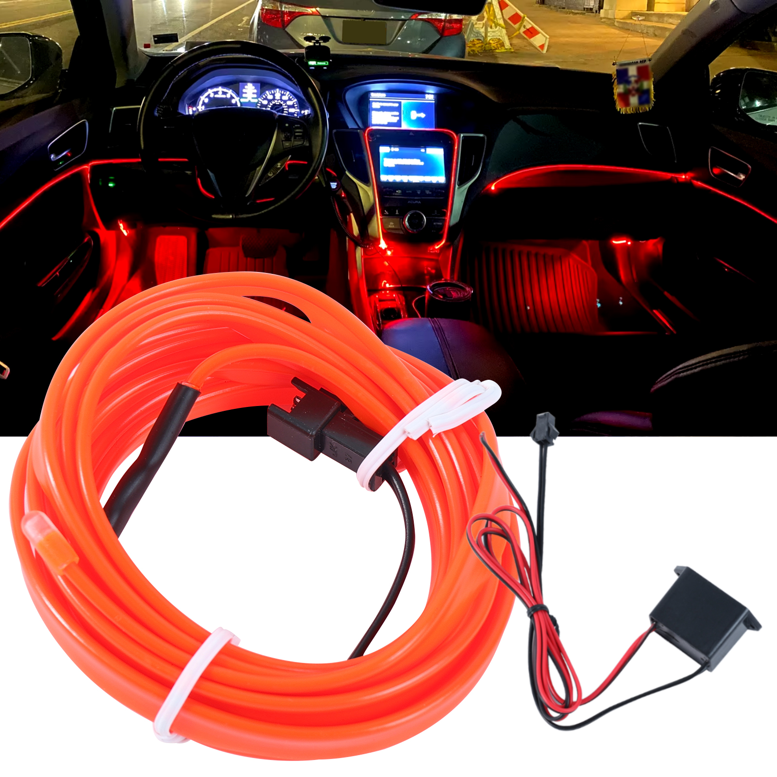 Car Interior Strip Light Ambie - Lighting Interior Decor 评论和价格