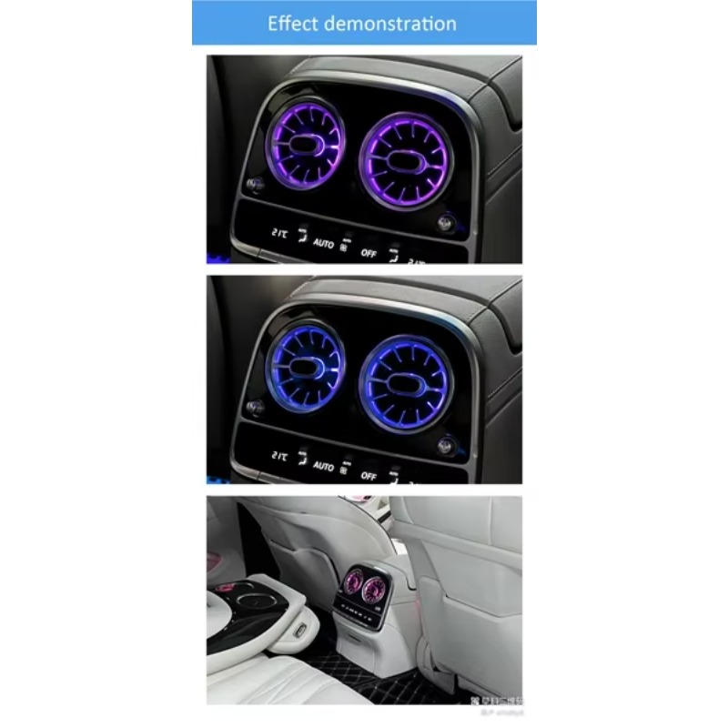 Turbine Air Outlet LED Ambient - Lighting Interior Decor 评论和价格