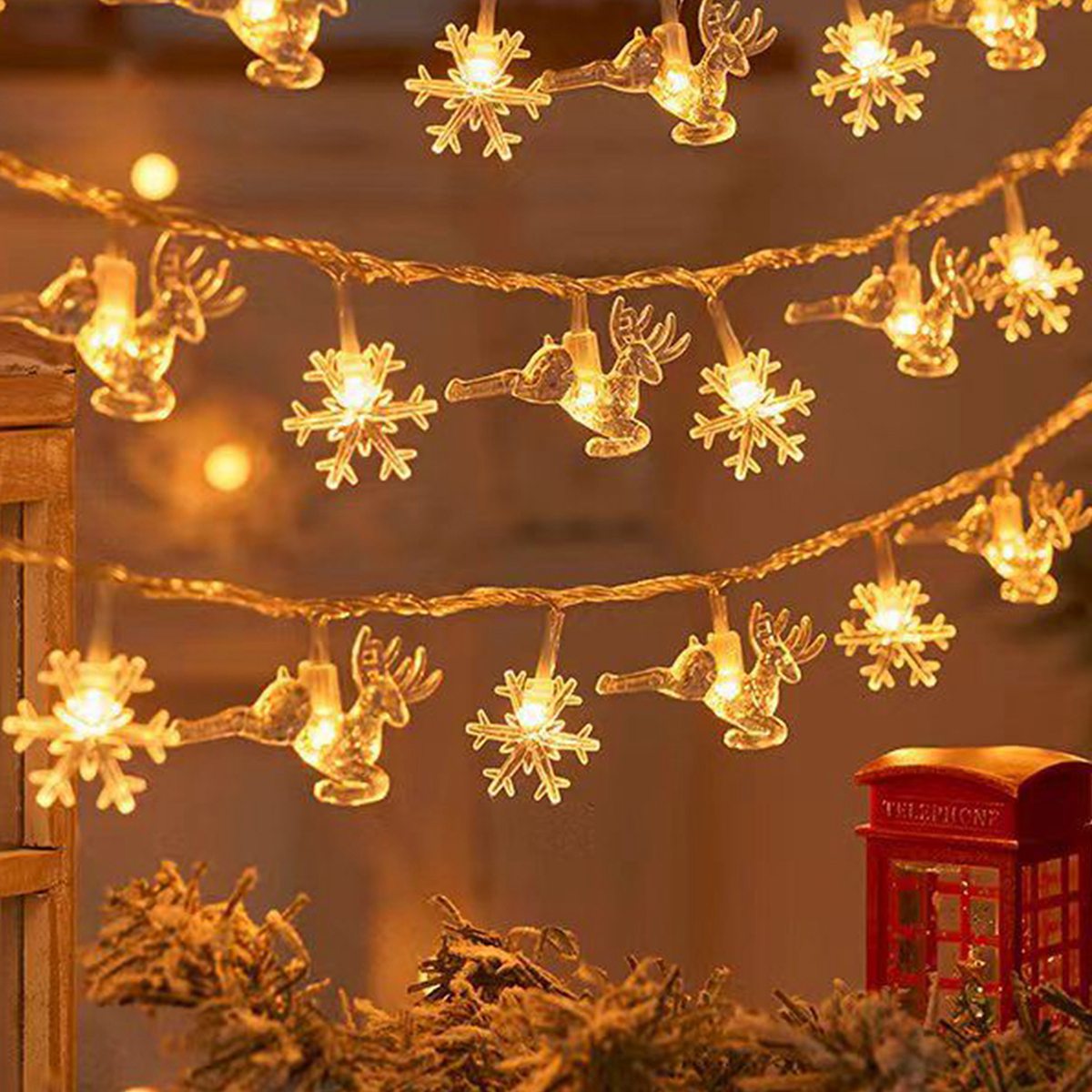 Snowflake Tree LED Light Chris - Home Decor Lighting Tree 评论和价格