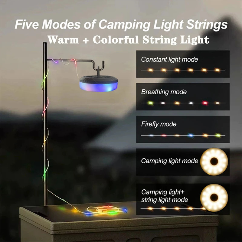 10m Atmosphere LED Camping Lig - Lighting Decor Outdoor 评论和价格