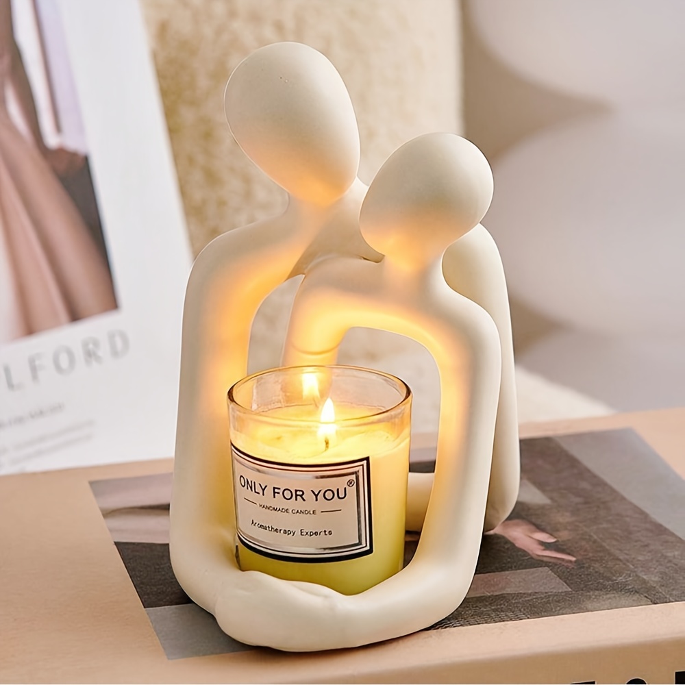 Abstract Couple Embracing Scul - Lighting Effect Home Decor 评论和价格