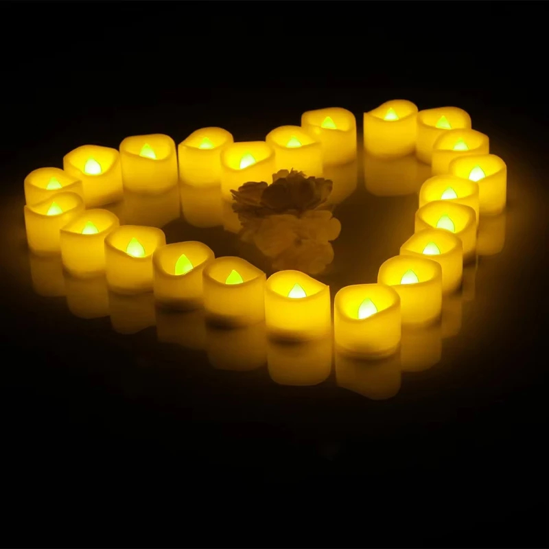LED Candle with Tear-Effect, W - Lighting Effect Home Decor 评论和价格