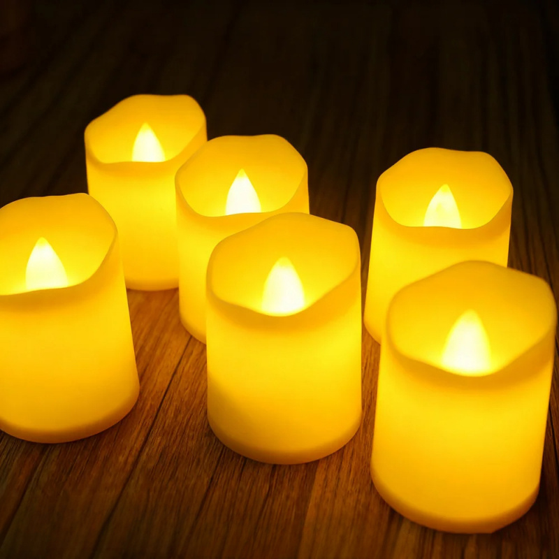 LED Candle with Tear-Effect, W - Lighting Effect Home Decor 评论和价格