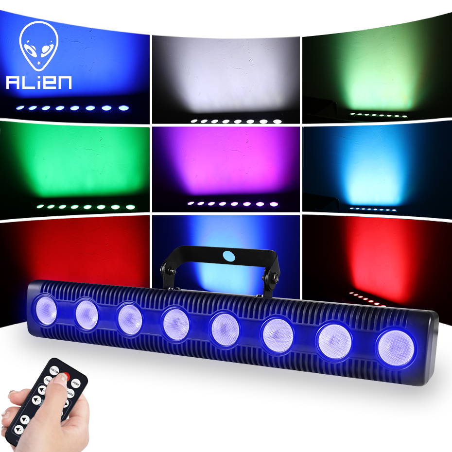 ALIEN 8 LED RGBW 4IN1 DMX Wall - Lighting Effect Home Decor 评论和价格