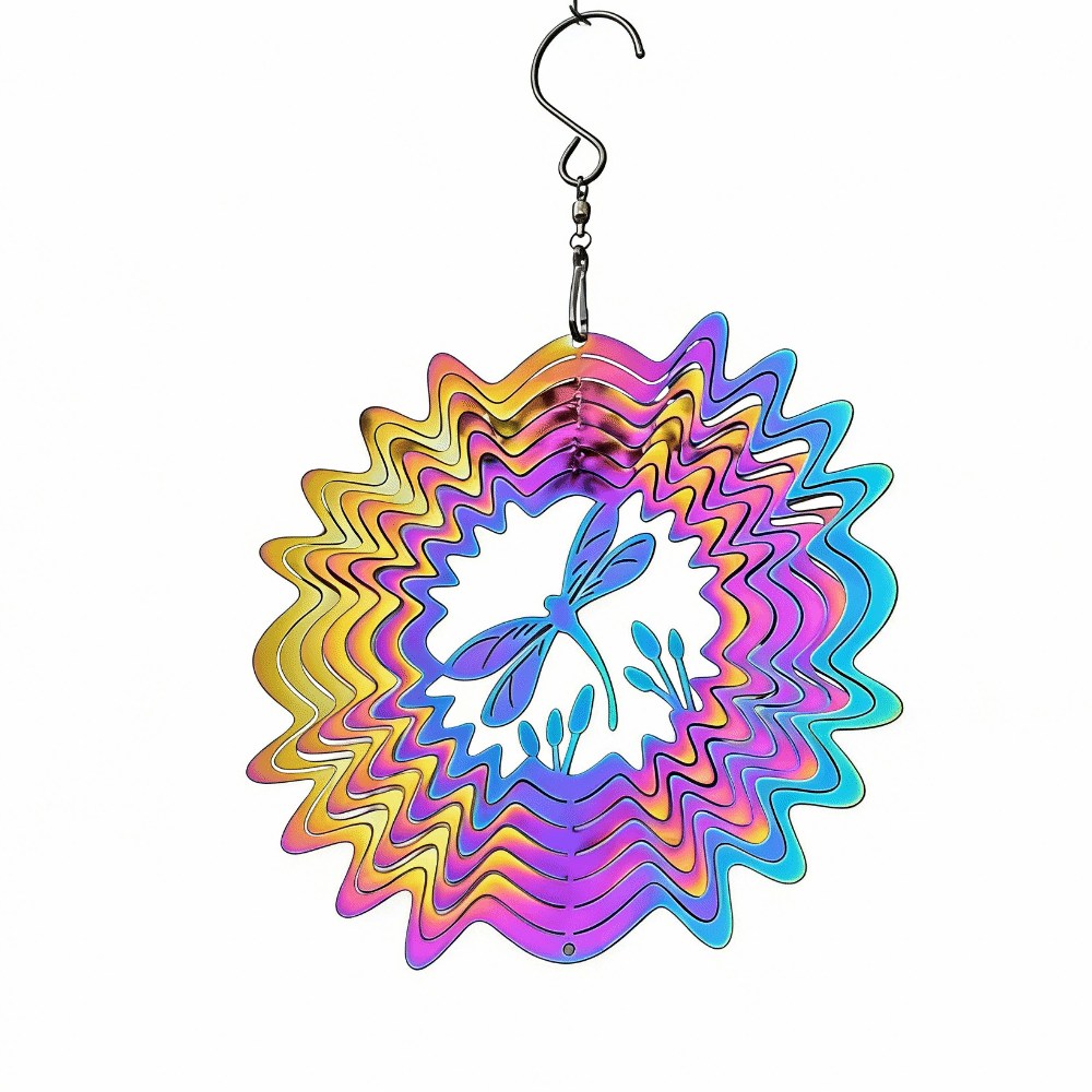 Gradient Wind Chime Pendant Fl - Lighting Effect Home Decor 评论和价格