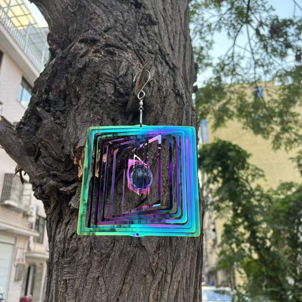 Gradient Wind Chime Pendant Fl - Lighting Effect Home Decor 评论和价格