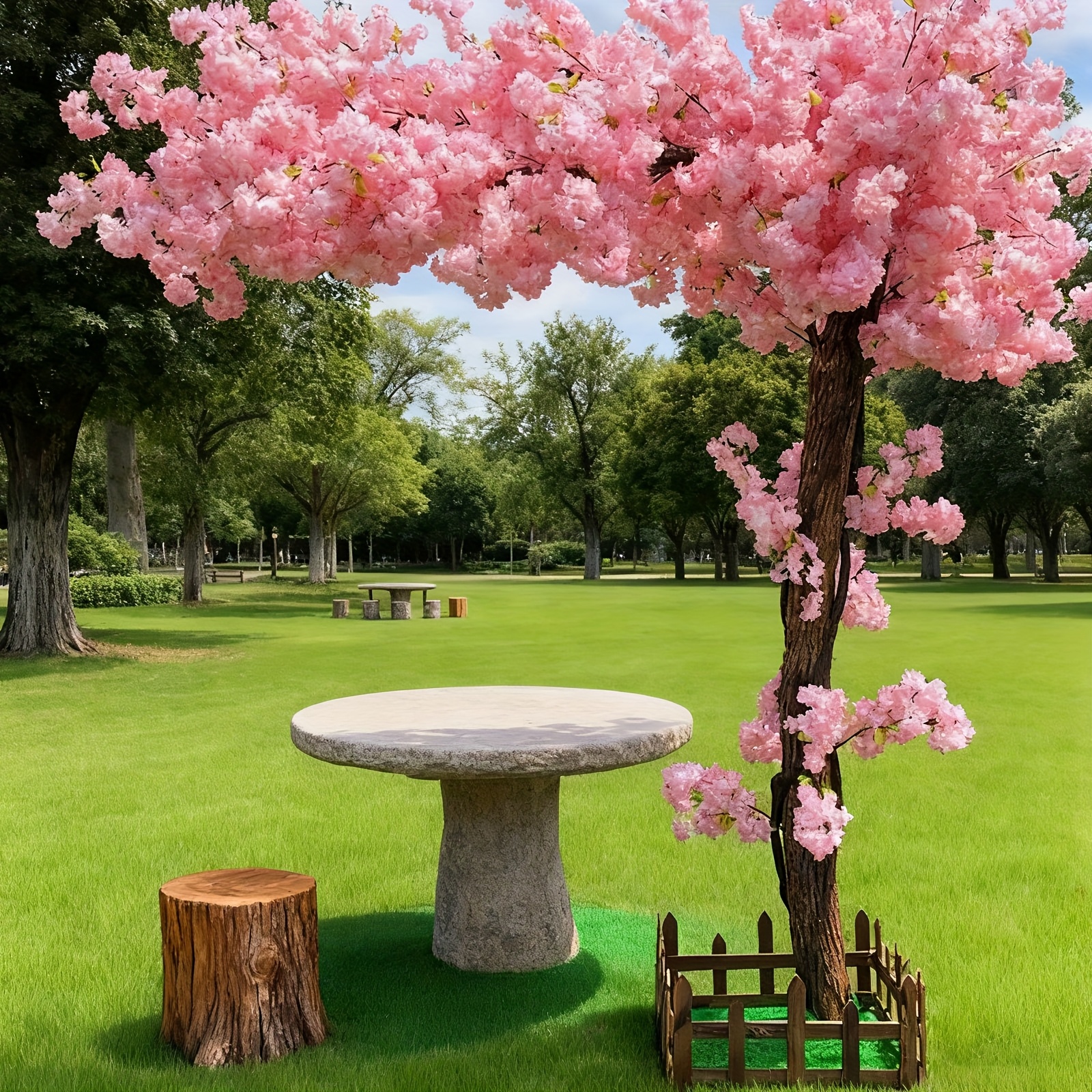 Artificial Cherry Blossom Tree - Home Decor Lighting Tree 评论和价格
