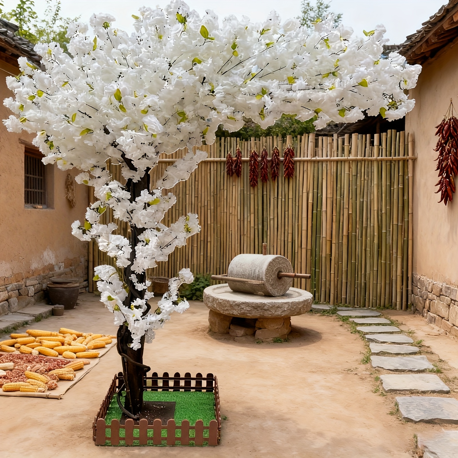 Artificial Cherry Blossom Tree - Home Decor Lighting Tree 评论和价格