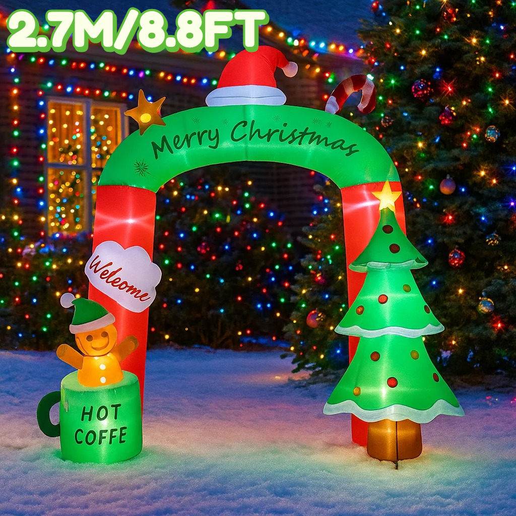 2.7M/8.8FT Inflatable Christma - Home Decor Lighting Tree 评论和价格