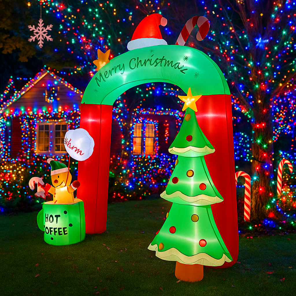 2.7M/8.8FT Inflatable Christma - Home Decor Lighting Tree 评论和价格