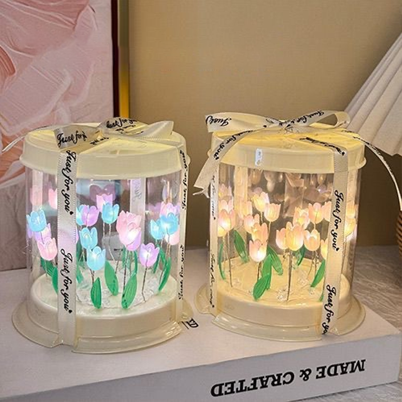 DIY Tulip Lamp Simulation Flow - Lighting Decor For Bedroom 评论和价格