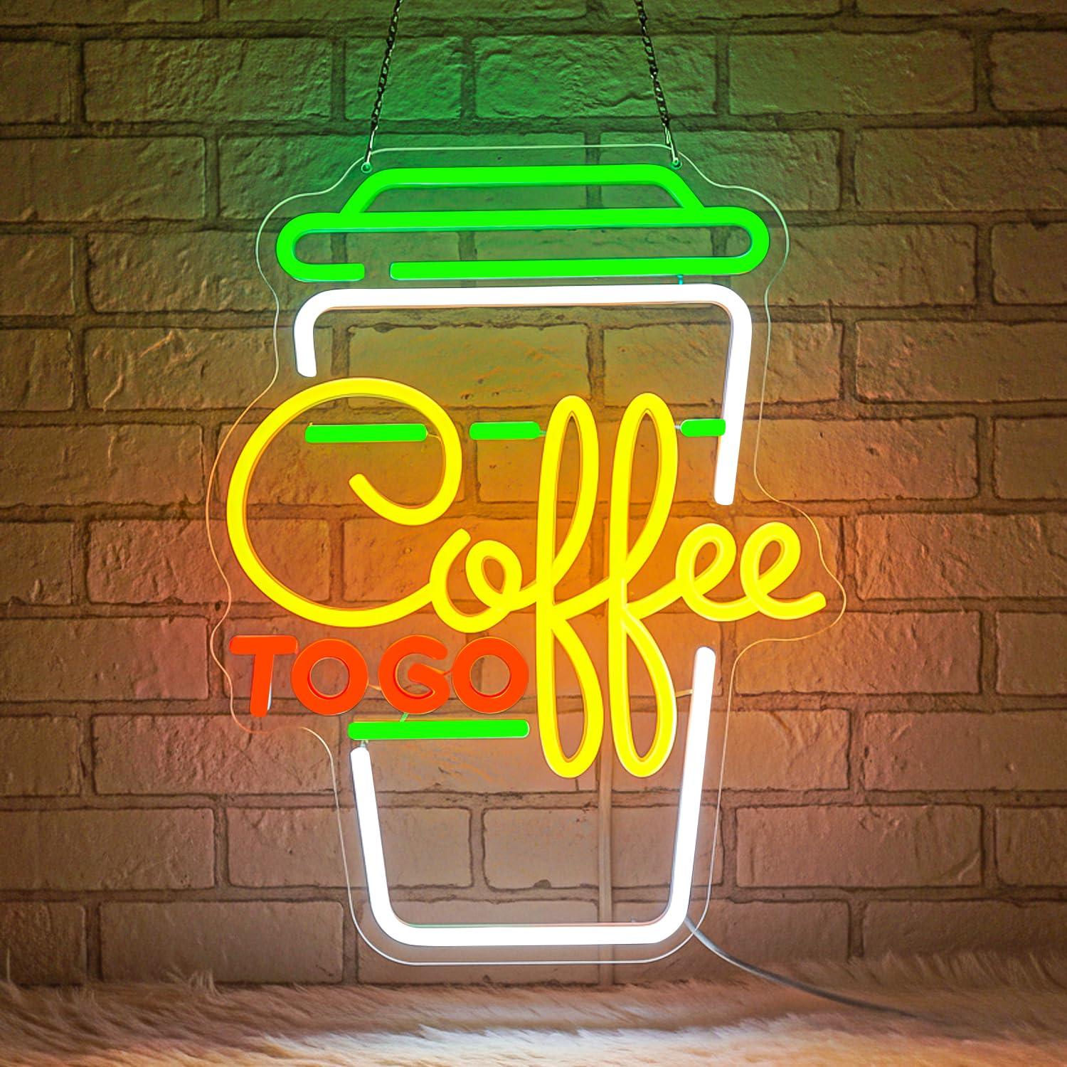 Coffee Neon Sign USB Dimmable  - Home Lighting And Decor 评论和价格