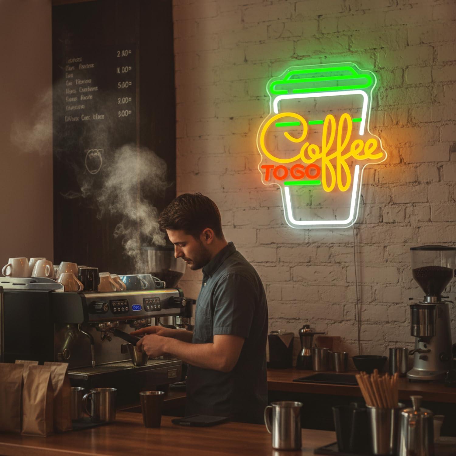 Coffee Neon Sign USB Dimmable  - Home Lighting And Decor 评论和价格