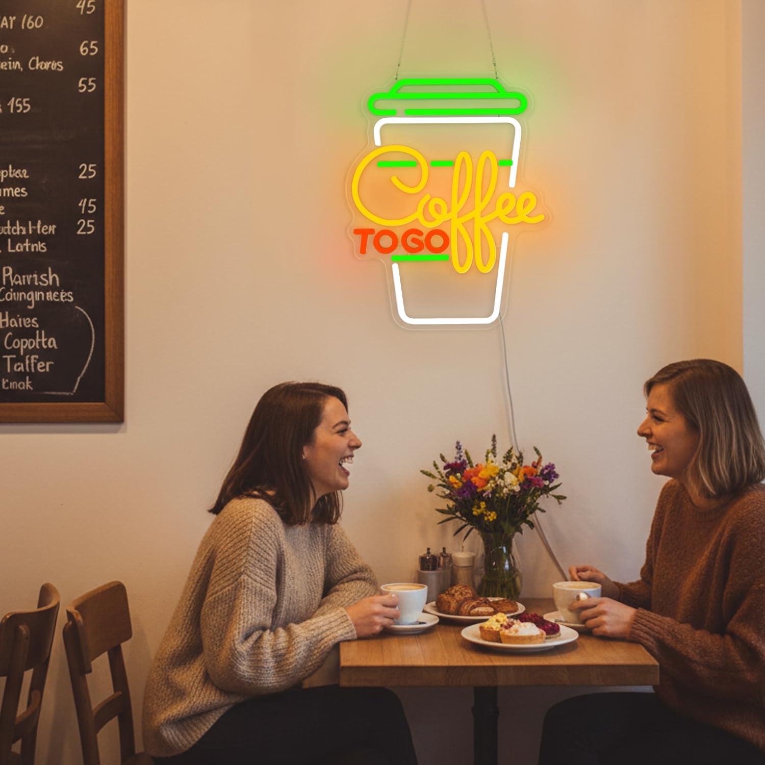 Coffee Neon Sign USB Dimmable  - Home Lighting And Decor 评论和价格