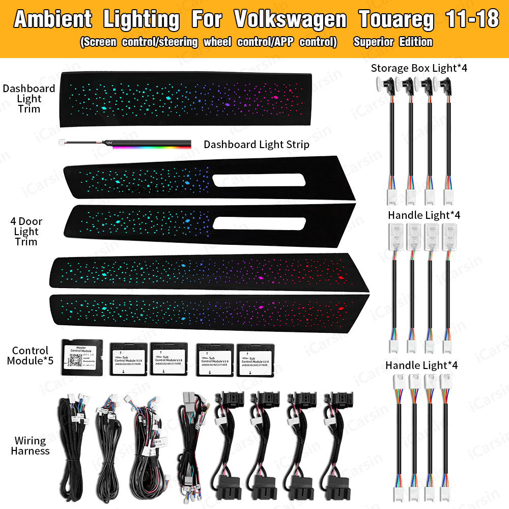 ICarsin Upgrade Symphony LED C - Lighting Interior Decor 评论和价格