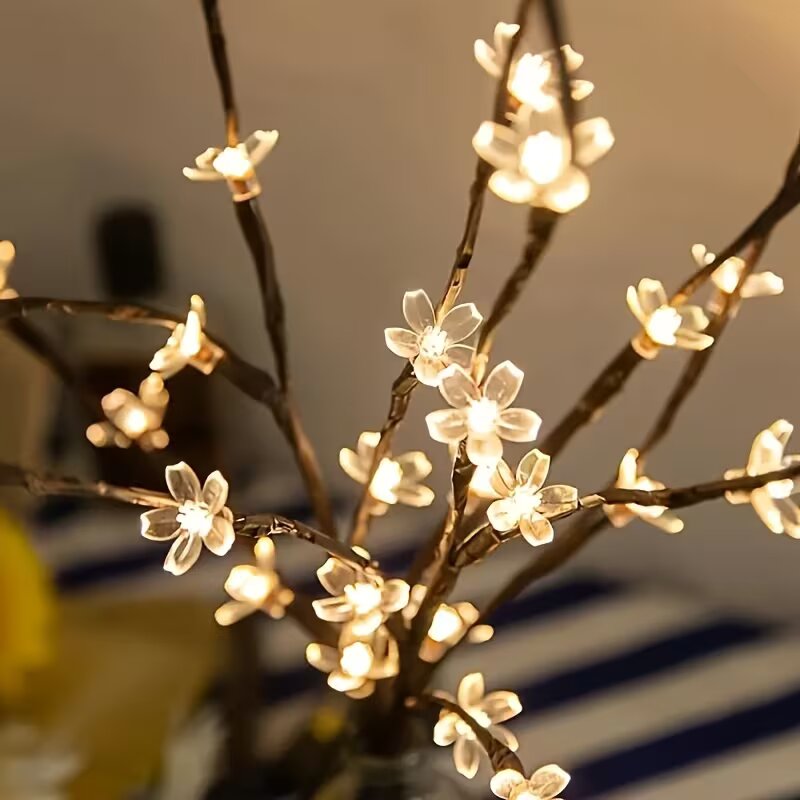 1/2PC 20LED Cherry Blossom Tre - Home Lighting And Decor 评论和价格