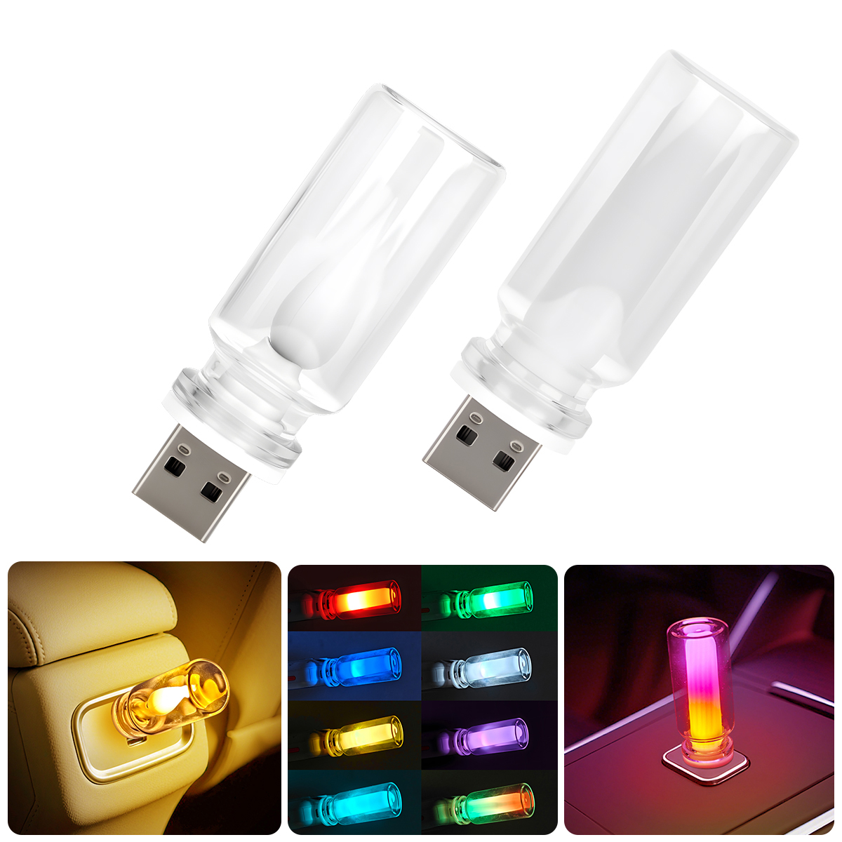 USB LED Flash Candles Light Bu - Lighting Interior Decor 评论和价格