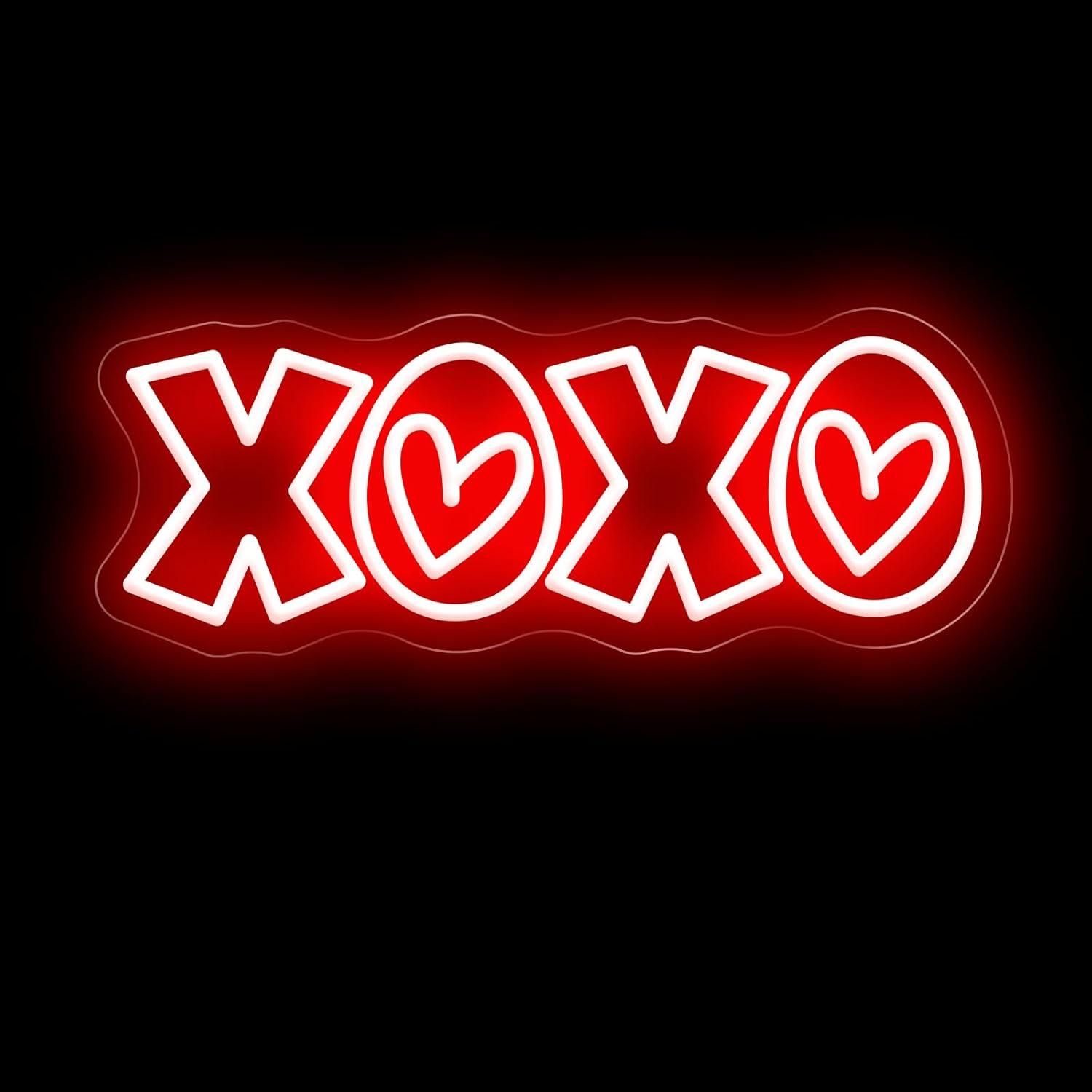 XOXO Neon Sign USB Dimmable LE - Home Lighting And Decor 评论和价格