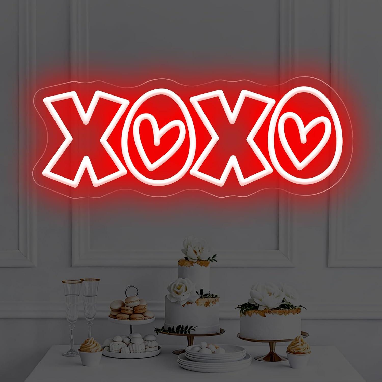XOXO Neon Sign USB Dimmable LE - Home Lighting And Decor 评论和价格