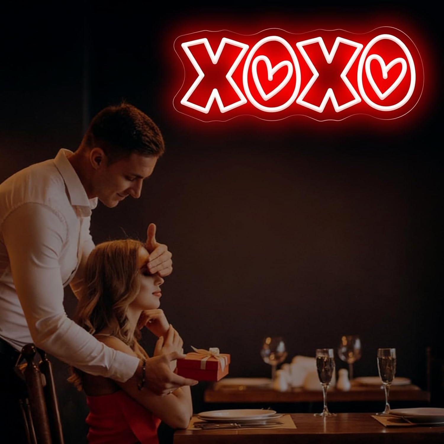XOXO Neon Sign USB Dimmable LE - Home Lighting And Decor 评论和价格