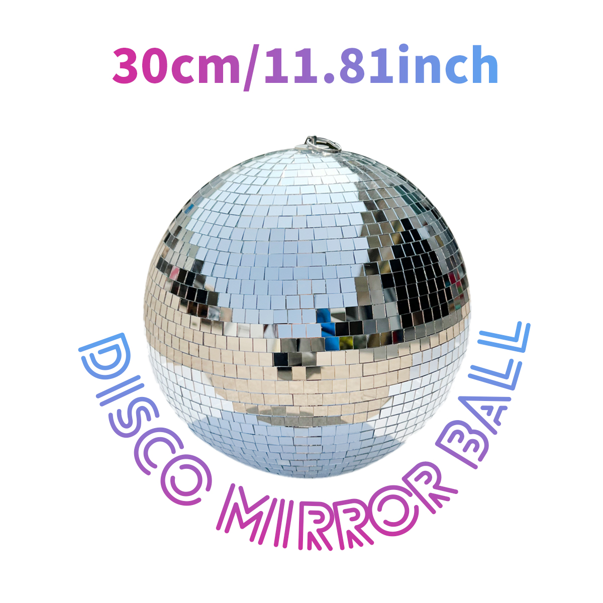 Thrisdar 10/20/30CM Mirror Gla - Lighting Effect Home Decor 评论和价格