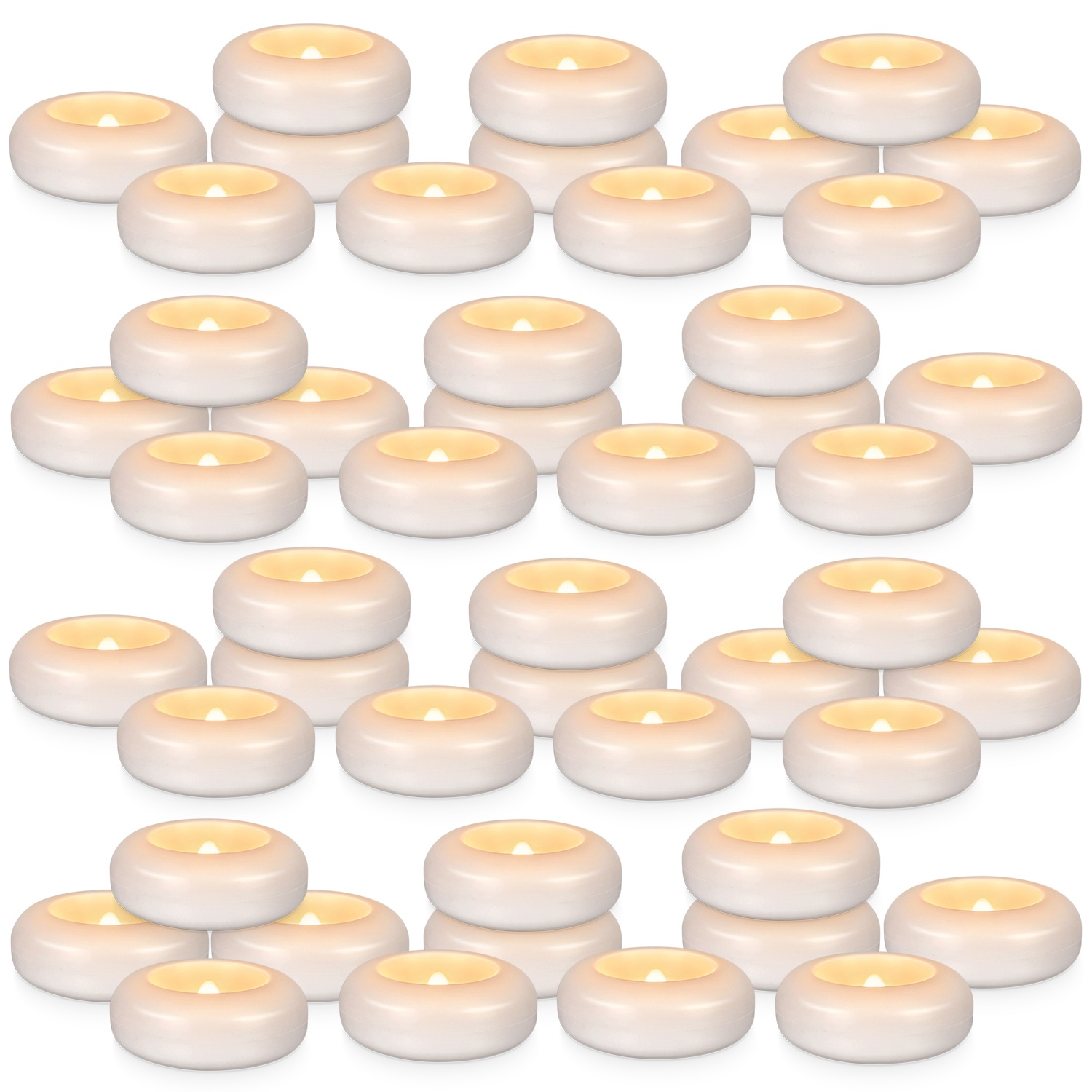 48 LED Floating Candles, 3-inc - Lighting Effect Home Decor 评论和价格