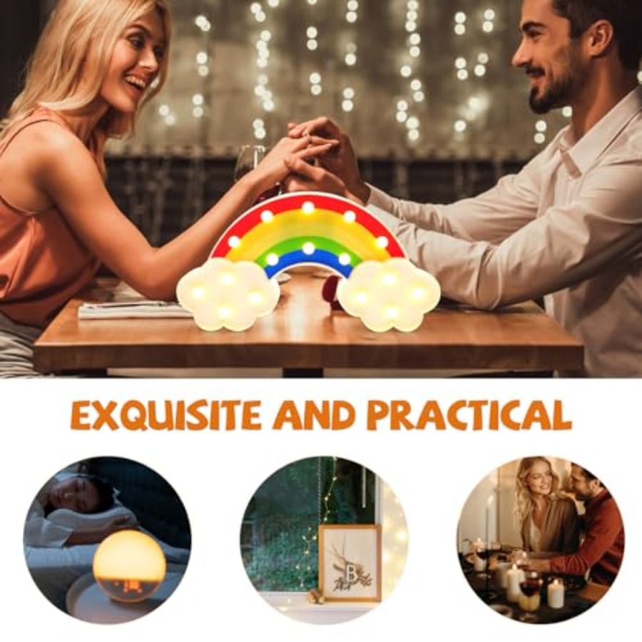 LED Rainbow Desk Light Bedside - Home Lighting And Decor 评论和价格