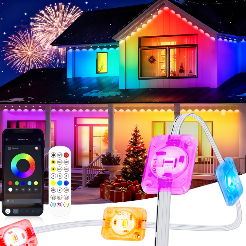 RGB+IC Smart Outdoor Eaves Lig - Lighting Decor Outdoor 评论和价格