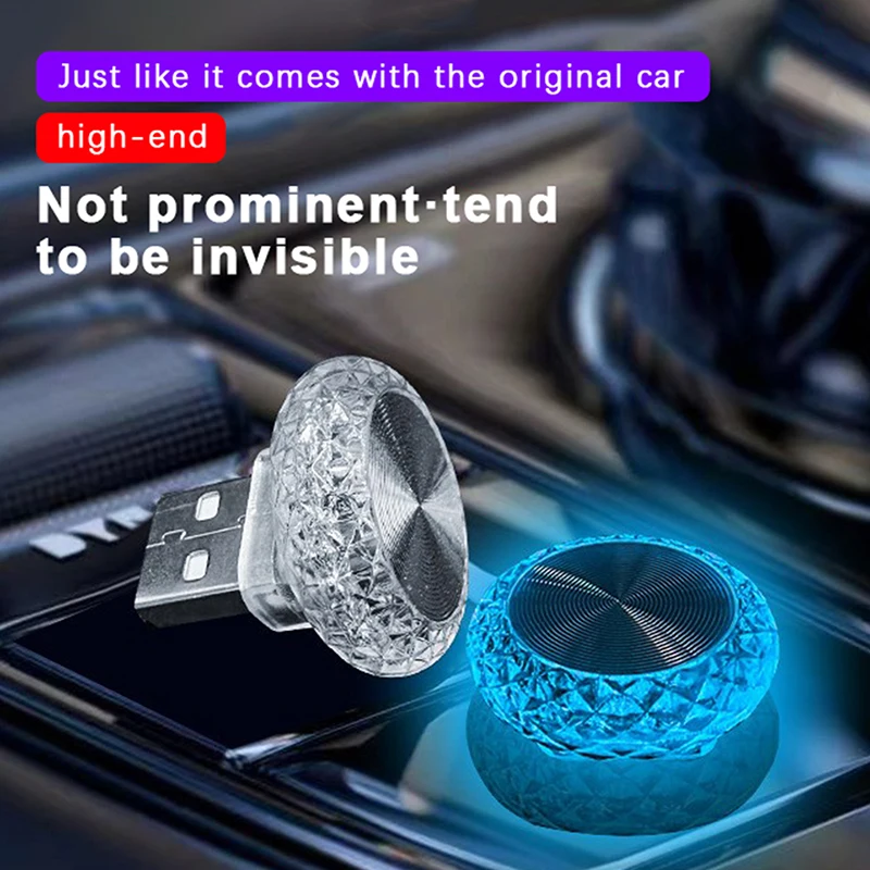 Portable Car USB Ambient Light - Lighting Interior Decor 评论和价格