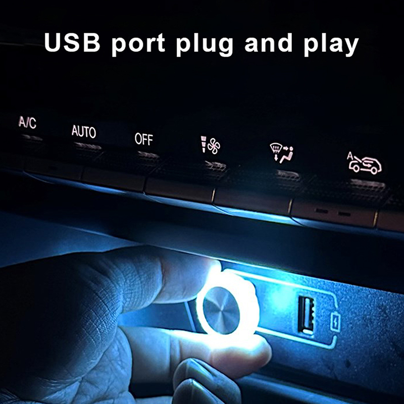 Portable Car USB Ambient Light - Lighting Interior Decor 评论和价格