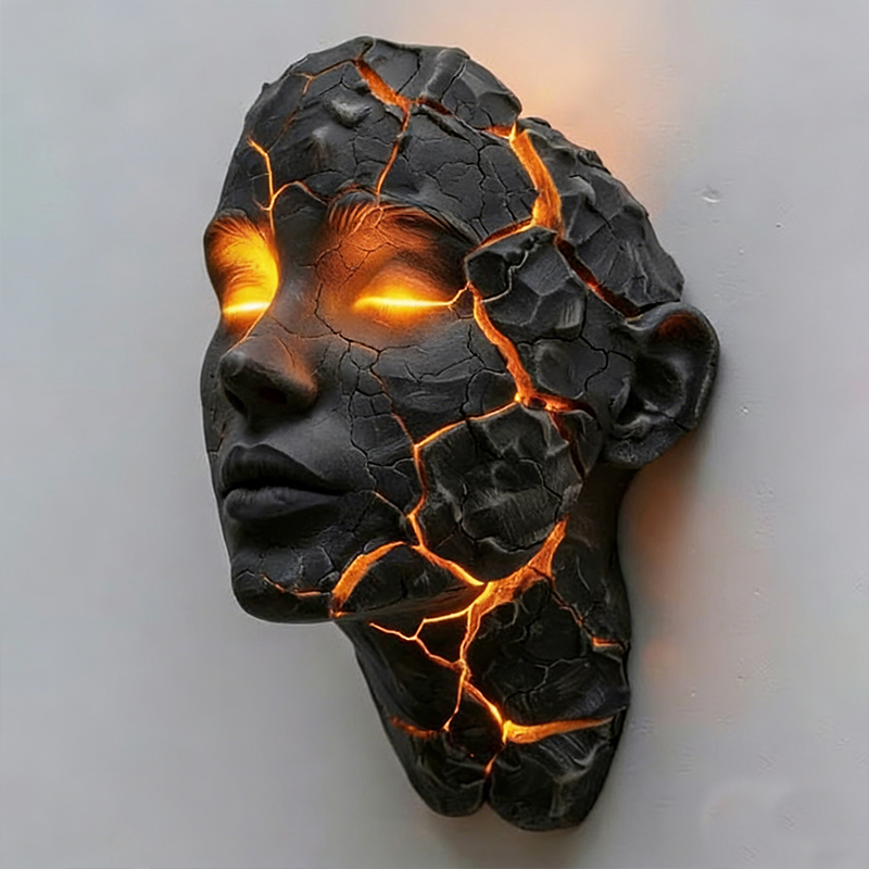 2026 New Resin Cracked Soul Wa - Lighting Interior Decor 评论和价格