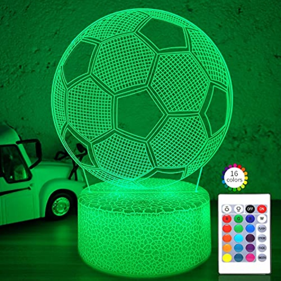 Soccer Gifts Night Light for,3 - Lighting Decor For Bedroom 评论和价格